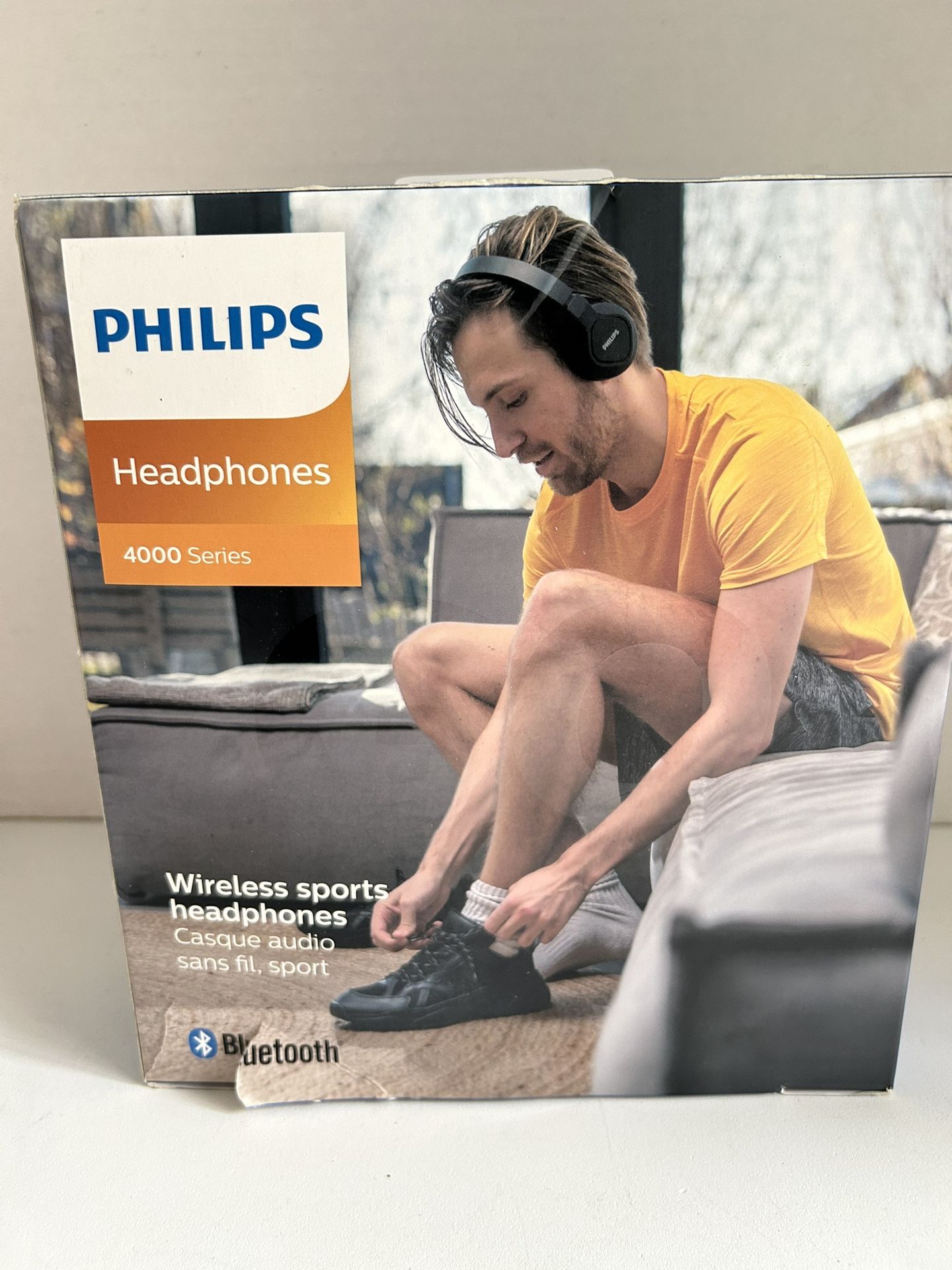 Philips TAA4216 Wireless Sports Headphones Black 4000 Series Bluetooth Over Ear