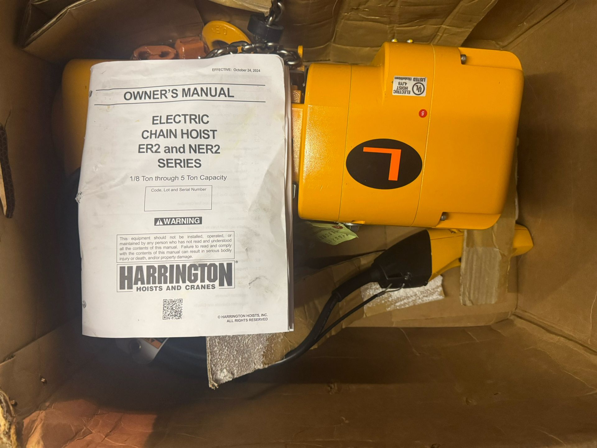 Harrington Electric Chain Hoist