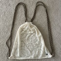 Lace Drawstring Bag