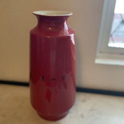 Red Vase