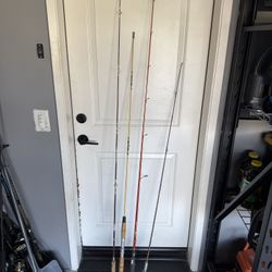 Vintage Style Fishing Poles