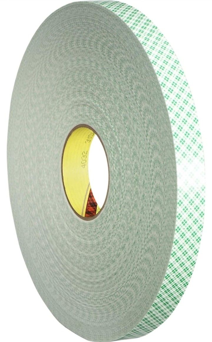 3M Double Coated Urethane Foam Tape 4032, Off White, 3/8 in x 72 yd, 31 mil, 24 Rolls per case