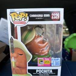 Pochita Funko POP! SDCC Convention Sticker