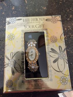 Woman's Watch By White Diamonds