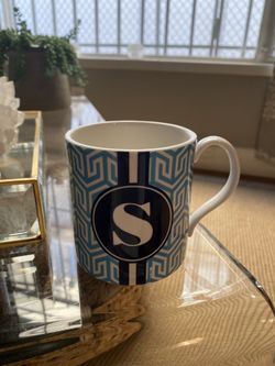 Jonathan Adler letter mug “S”
