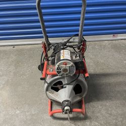 Ridgid Drain cleaning snake drum machine