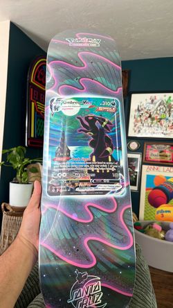 Pokemon X Santa Cruz Umbreon Skateboard Deck