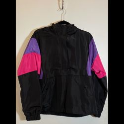 Forever 21 90’s Colorblock Anorak NWOT