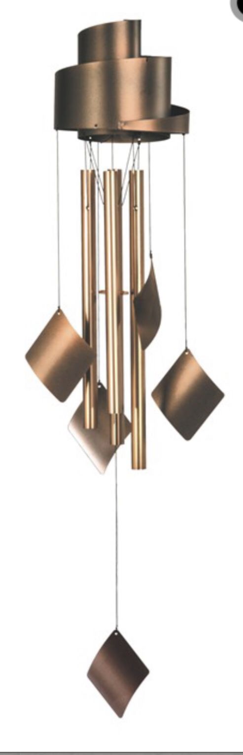 New Bronze Contemporary Wind Chime GSC 32”