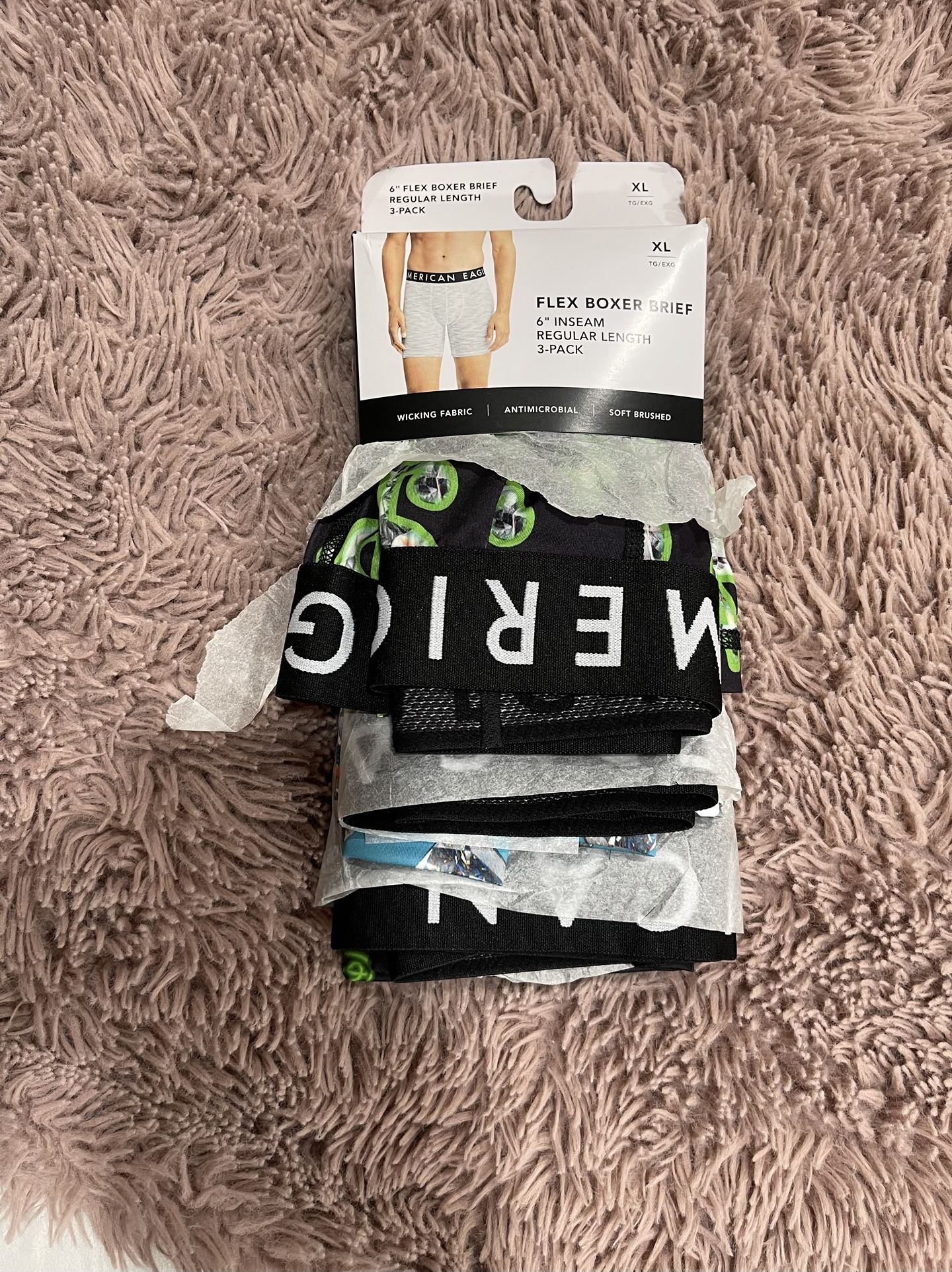 American Eagle Men Flex Boxer Briefs 3-pack