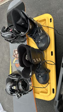 Snowboard And Boots