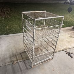 Metal Wire Sliding Storage Compartments