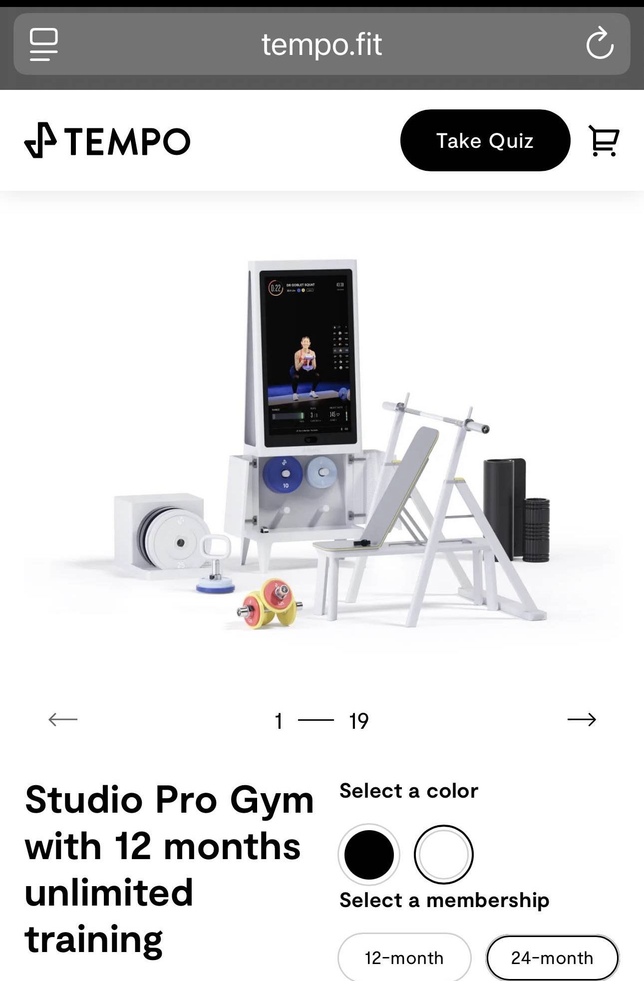 Tempo Studio Pro Gym with TONS of extras