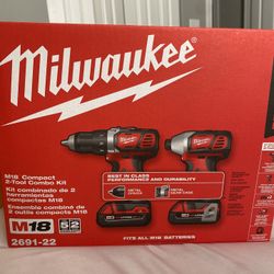 Milwaukee M18 Compact 2 Tool Combo Kit