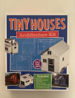 Tiny Houses Architecture Kit — Build Your Own Model, Complete & Unused