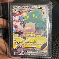 Iono’s Bellibolt Ex SIR Journey Together Pokemon Card