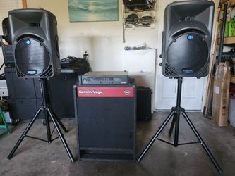 Crown Amp XLS402 & Mackie SRM450 & Cerwin Vega 18" Sub
