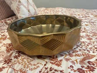 Gold Accent Bowl