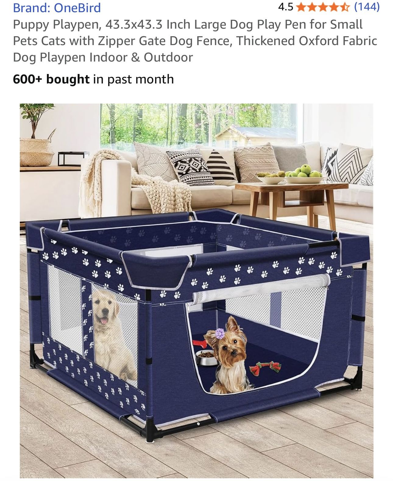 Puppy Playpen Brand New