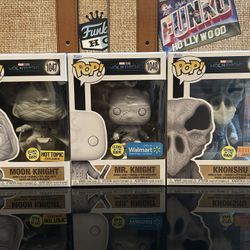 Funko Pop Moon Knight Set