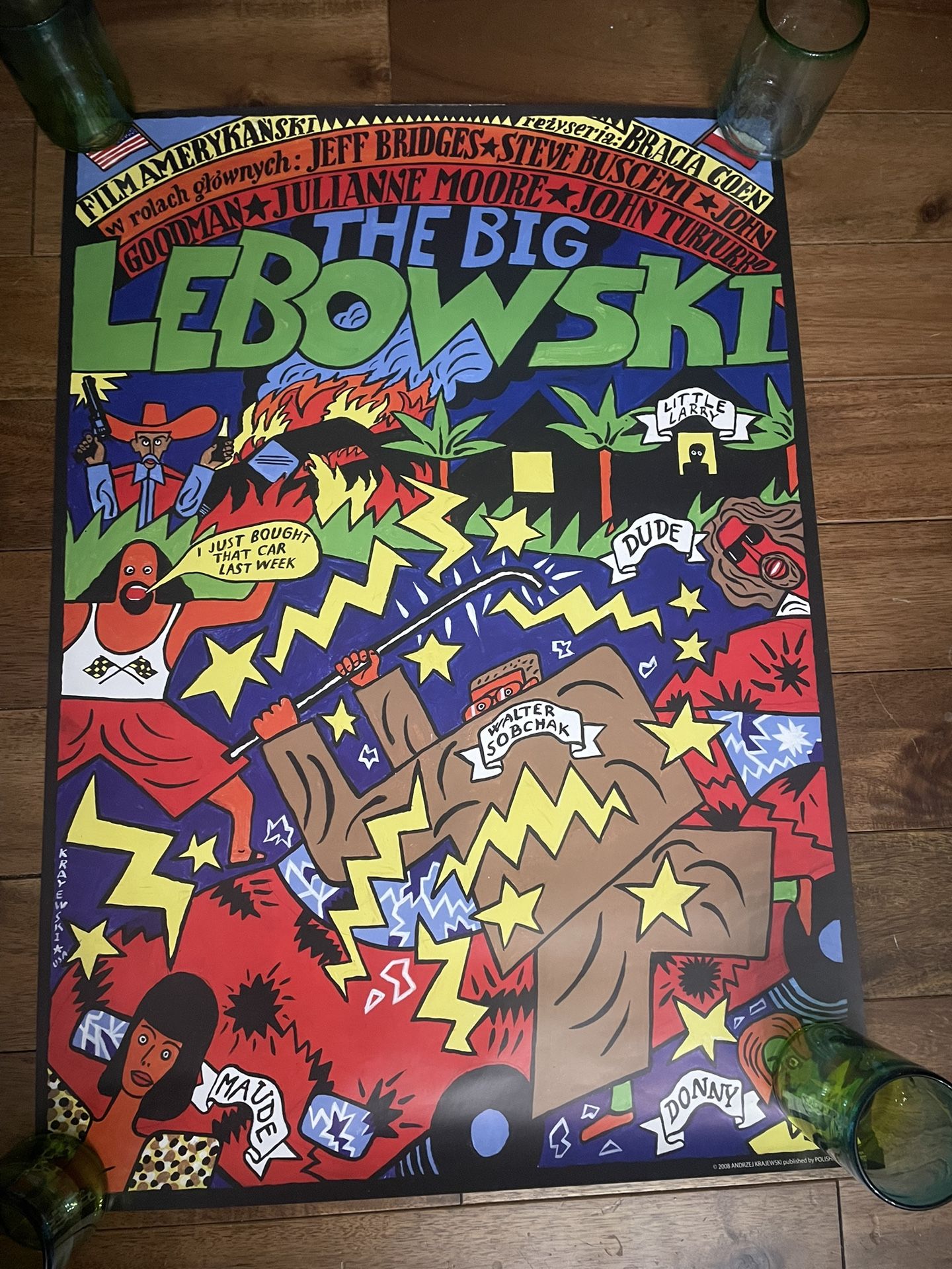 The Big Lebowski, Polish Poster Designer: Andrzej Krajewski 2008