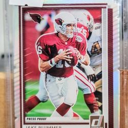 Jake Plummer Silver Press Proof #'D Card 🔥🔥🔥