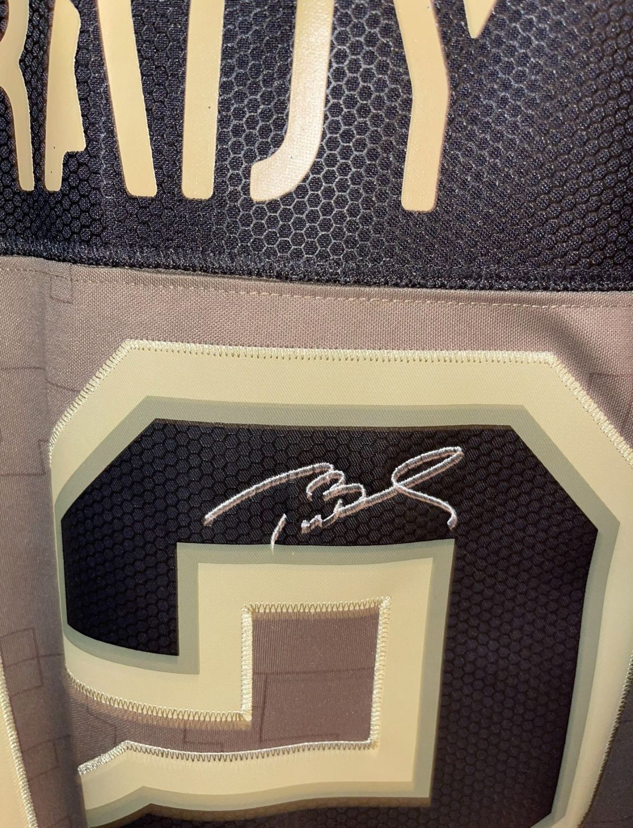 Tom Brady Jersey Size Xl Stitched Signature
