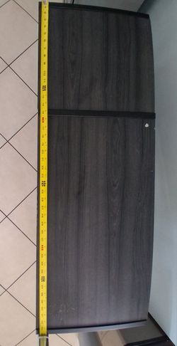 Black Wood Desk w/ Shelf