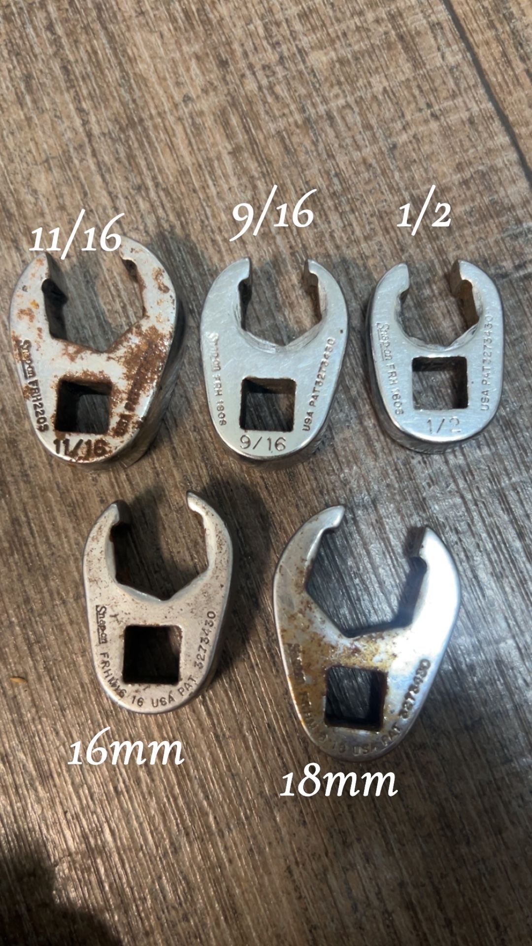 Snap On Crows Foots