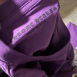 Purple matty boy chrome heart