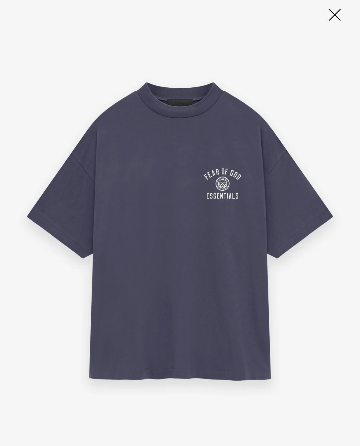 ESSENTIALS Jersey Crewneck Tee