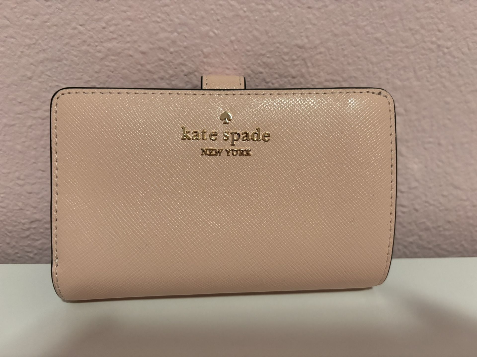 Pink Kate Spade Bifold Wallet