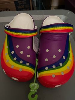 Crocs-Rainbow