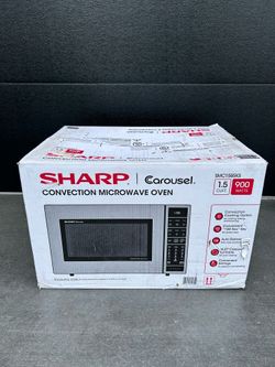 Sharp 1.5-cu ft 900 -Watt Countertop Microwave ( Stainless Steel )