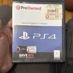 Street Fighter V PS4 Game 