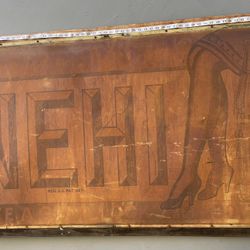 Antique Metal “NEHI “ 1930s Metal Soda Sign 