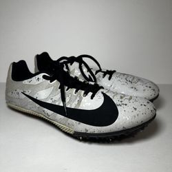Nike Zoom Rival 907565-004 White  Track Cleats Shoes