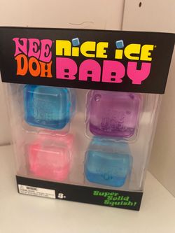 Nee Doh Nice Ice Baby Squish Toys 4-Pack