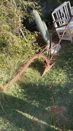 Vintage, antique mule plow