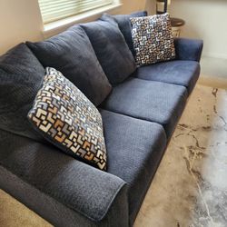 Sofa Couch With Two Pillows 