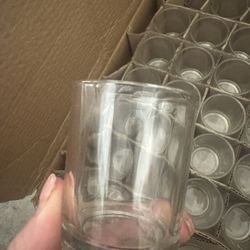 110 Clear Glass Votives 