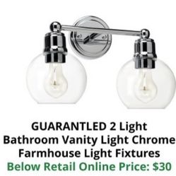 Bathroom Vanity Light Chrome