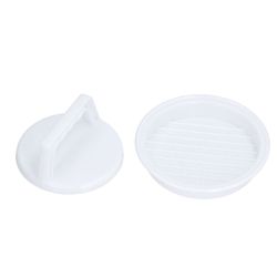 New Handy Housewares Plastic Burger Press Patty Maker + 1 Pack Paper