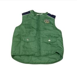 Sonoma Life Style Green Baby 24 Month Vest with Race Car Design light Weight Puffer Vest