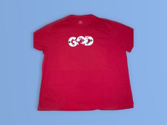 Red Short Sleeved Religious T-Shirt