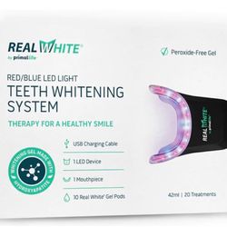 White Red/Blue LED Light Teeth Whitening System