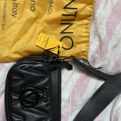 VALENTINO by Mario Valentino Demi Diamond Leather Belt Bag