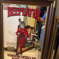 Man Cave Mirror Beefeater Sing