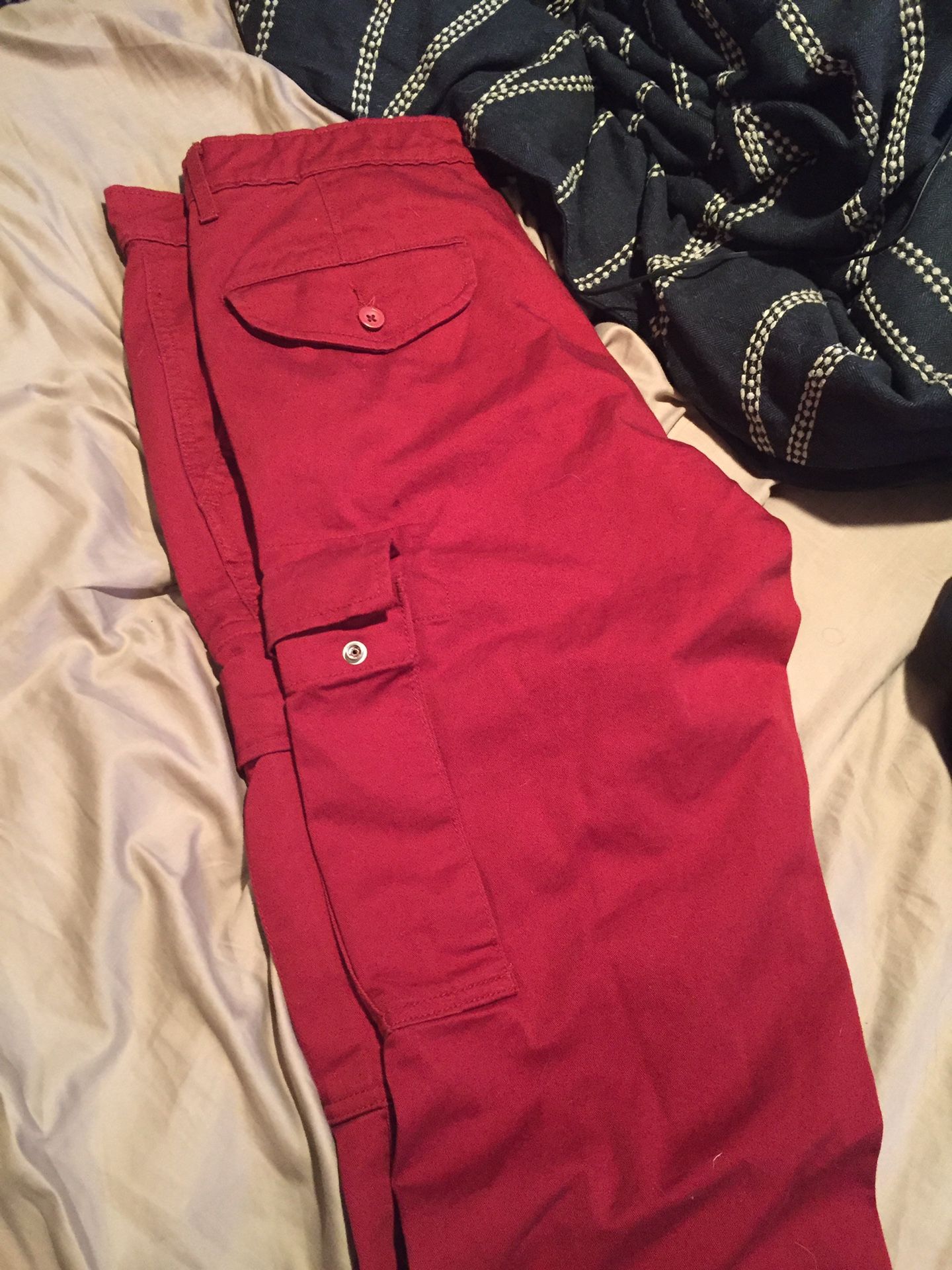 Men’s Levi’s red cargo pants Size 34