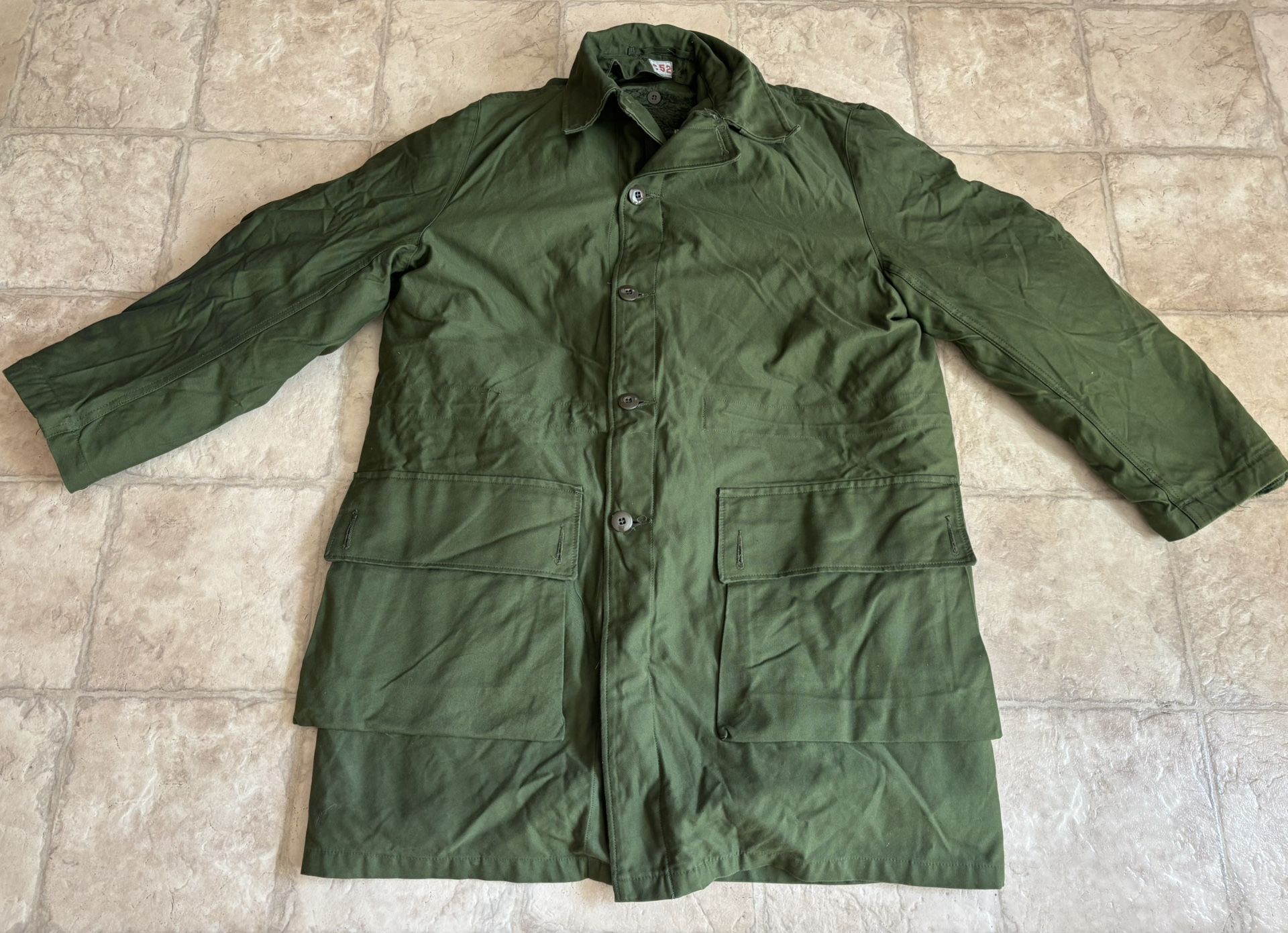 Vintage Swedish Army Heavy Winter Jacket